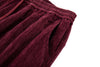 Velour Tracksuit Pants – Deep Rouge