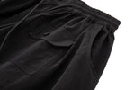 Yemi Cargo Pants – Extra Wide Leg, Multi-Pocket, Midnight