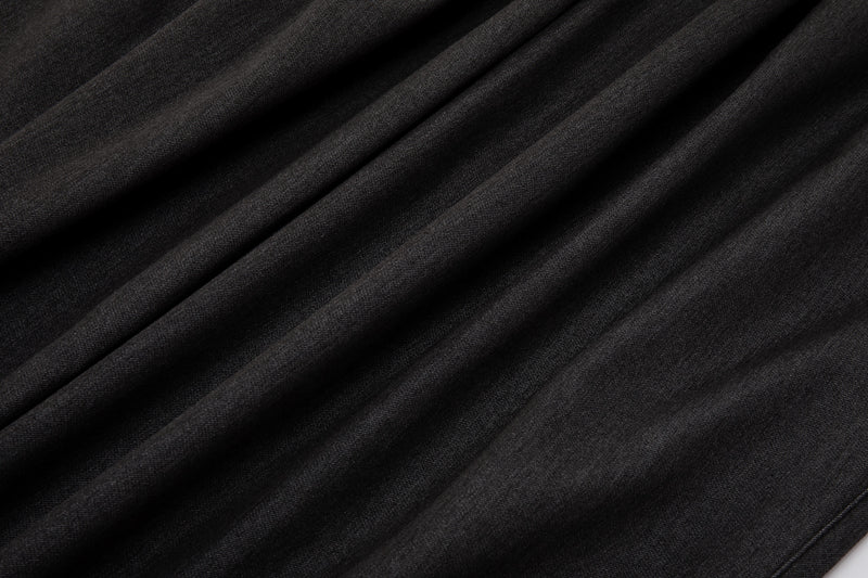 Contour Pleated Trousers – Sable Grey, Relaxed Fit