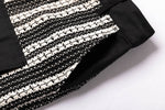 Black & White Crochet Shorts