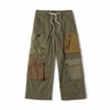 Olive Inverted Cargo Pants