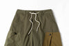 Olive Inverted Cargo Pants