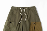 Olive Inverted Cargo Pants