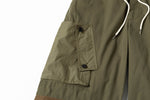 Olive Inverted Cargo Pants