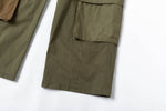 Olive Inverted Cargo Pants