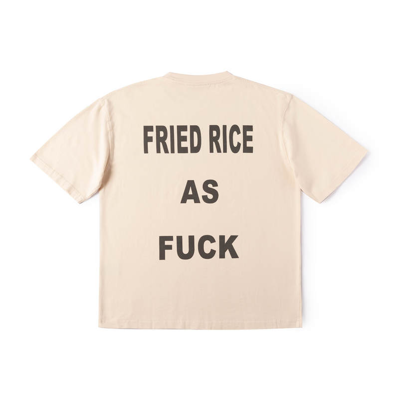 FRIED RICE AS FUCK Tee - Off White