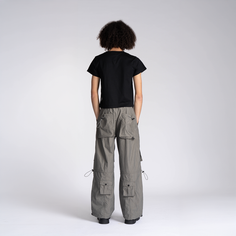 Remix Pull-Tie Cargos - Grey