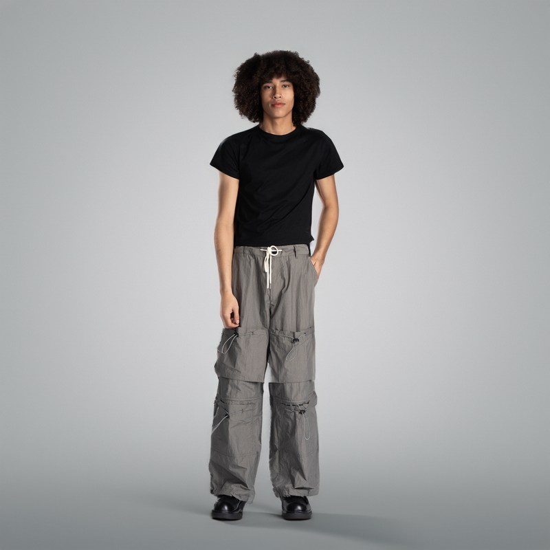 Remix Pull-Tie Cargos - Grey