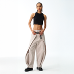 Snap Wrap Pants - Bone