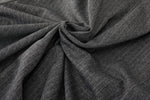 Charcoal grey colorway with tonal vertical stripe pattern