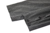 grey colorway with tonal vertical stripe pattern with button for adjustable styling
