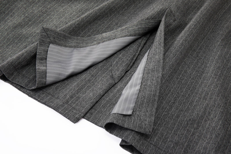 fabric with subtle pinstripe texture