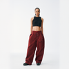 Sashiko Wide Leg - Oxblood