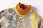 Contrasting Tie-Dye Overshirt with Removable Arm Straps