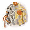 Contrasting Tie-Dye Overshirt with Removable Arm Straps