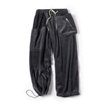 Loose Fit Wrap Pants - Soft Wide Wale Corduroy