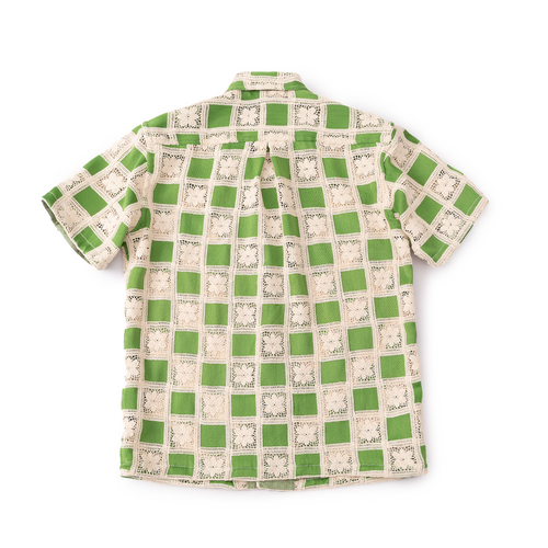 Short Sleeve Shirt - Floral Crochet