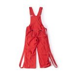 Loose Strap Overalls - Fire Red