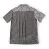Short Sleeve Shirt - Contrasting Houndstooth