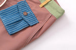 Cargo Pants - Colorblock Mixed Pattern