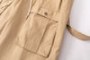 Wide Leg Pants - Adjustable Straps