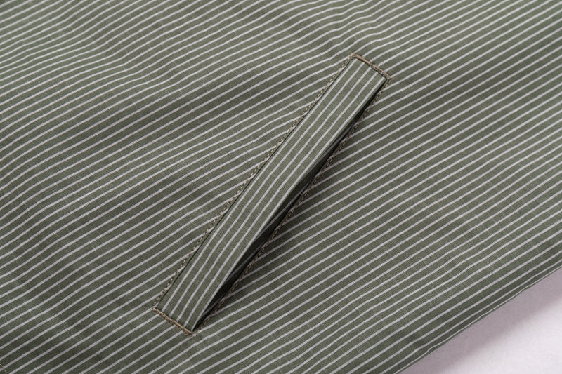 Reversible Utility Vest - Green x Stripe