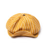 Stylable Brim Newsboy Hat - Gold Stripe
