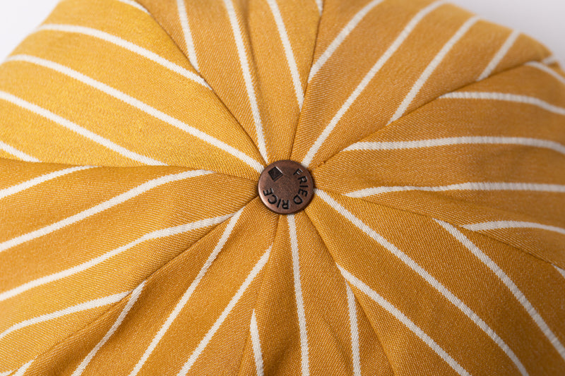 Stylable Brim Newsboy Hat - Gold Stripe