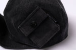 Pocket Hat - Grey Corduroy