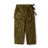 Olive Quilted Wrap Pants (FINAL SALE)