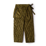 Quilted Wrap Pants - Green