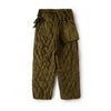 Olive Quilted Wrap Pants (FINAL SALE)