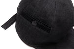 Pocket Hat - Black Denim