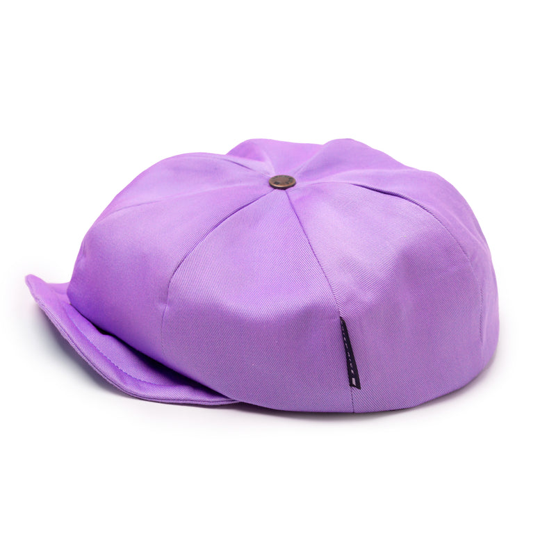 Stylable Brim Newsboy Hat - Metallic Purple