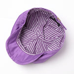 Stylable Brim Newsboy Hat - Metallic Purple