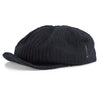 Stylable Brim Newsboy Hat - Black Corduroy