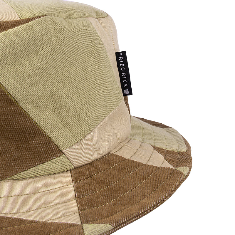 Fisherman Patchwork Hat- Tan