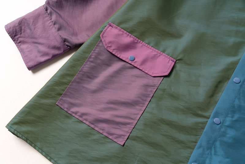 Loose Fit Overshirt - Metallic