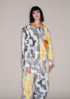 Contrasting Tie-Dye Overshirt with Removable Arm Straps