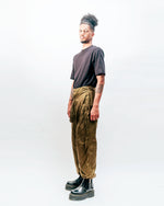 Olive Quilted Wrap Pants (FINAL SALE)