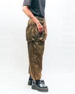 Olive Quilted Wrap Pants (FINAL SALE)