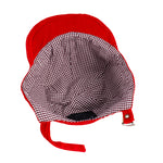 Stylable Brim Corduroy Cap - Fire Red